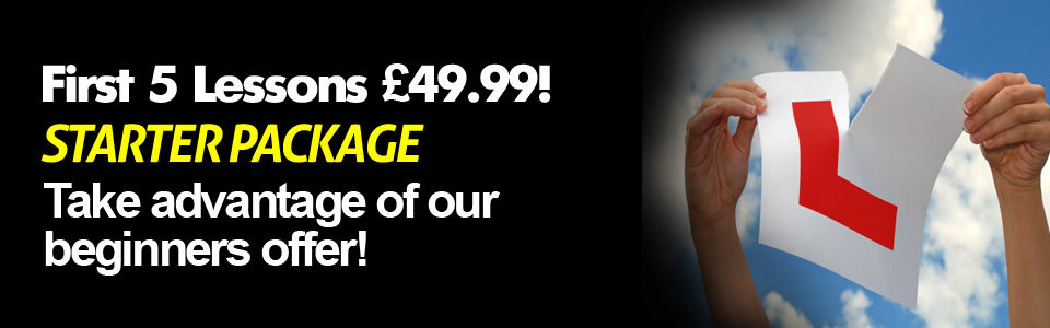 Beginners Special Offer First 5 Lessons £49.99